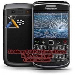 Blackberry Bold 9780 Cracked Screen Replacement Repair